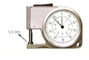 Grubościomierz 0-10mm nr kat: 02027117 MIB-Germany