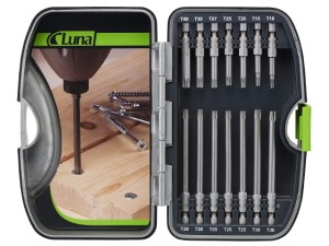 LUNA 212750103 Zestaw grotów TORX 14-elementowy