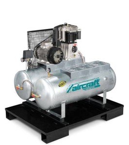 AIRCRAFT AIRPROFI DUO 703/2x100/10 - Uniwersalony system sprężania 2 zbiornikowy po 100l  2023072