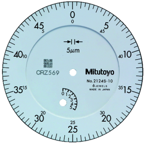 Czujnik zegarowy 5mm Seria 2 2124SB-10 MITUTOYO