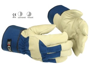 Grube rękawice robocze ze skóry świńskiej GUIDE 188