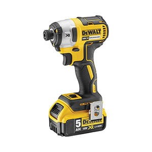 XR 18V 3 Biegowa zakrętarka udarowa XR 18V 5.0Ah DCF887P2-QW Dewalt