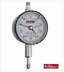 Czujnik zegarowy KMU 4/5 TK-100  0,01mm/5mm 10287 KAFER