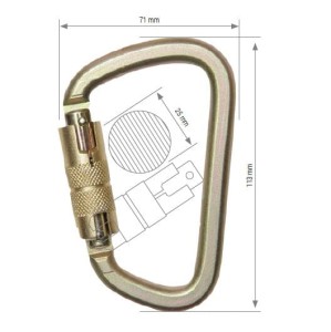PROTEKT AZ017T Zatrzaśnik rozłączalny z blokadą twist lock AZ017T