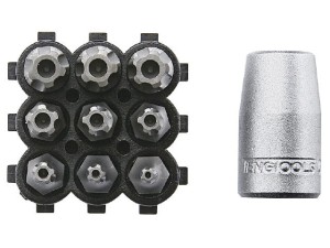 Zestaw grotów TPXP, chwyt ? 1/4", 9szt. TPXP10-50  M1410T5  16091-0105  TENGTOOLS