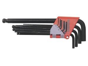 Zestaw kluczy trzpieniowych sześciokątnych  9szt. 1,5-10mm   1479MMA-P1  11724-0101  TENGTOOLS