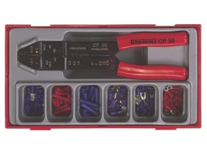 Zestaw szczypiec z konektorami, 121szt. TTCP121-P  11038-0102  TENGTOOLS