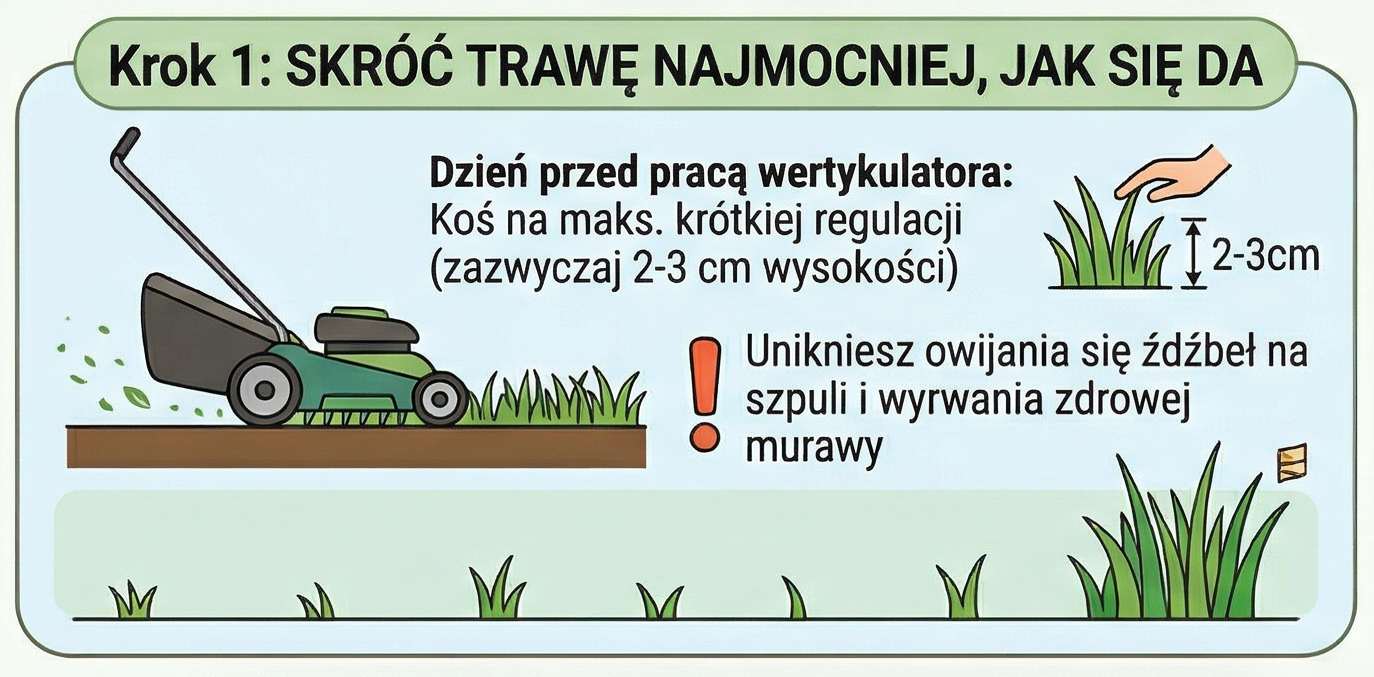 Krok 1: Skróć trawę najmocniej, jak się da