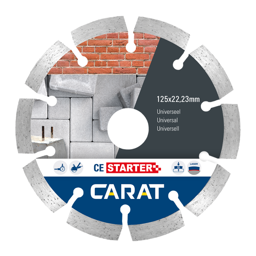 CARAT CES1509000 DIAMOND TARCZA UNIWERSALNA Ø150X22,23MM TYP CE STARTER