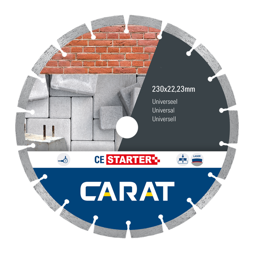 CARAT CES2303000 DIAMOND TARCZA UNIWERSALNA Ø230X22,23MM TYP CE STARTER