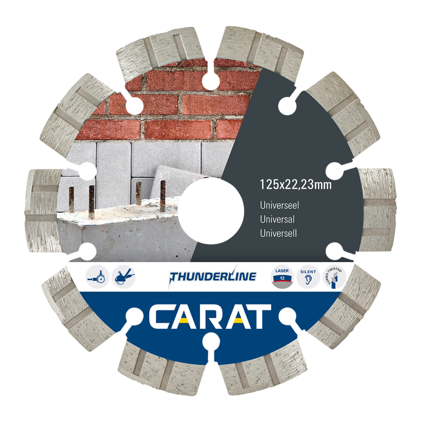 CARAT CEB14030TT TARCZA UNIWERSALNA BRILLIANT Ø140X22,23MM THUNDERLINE
