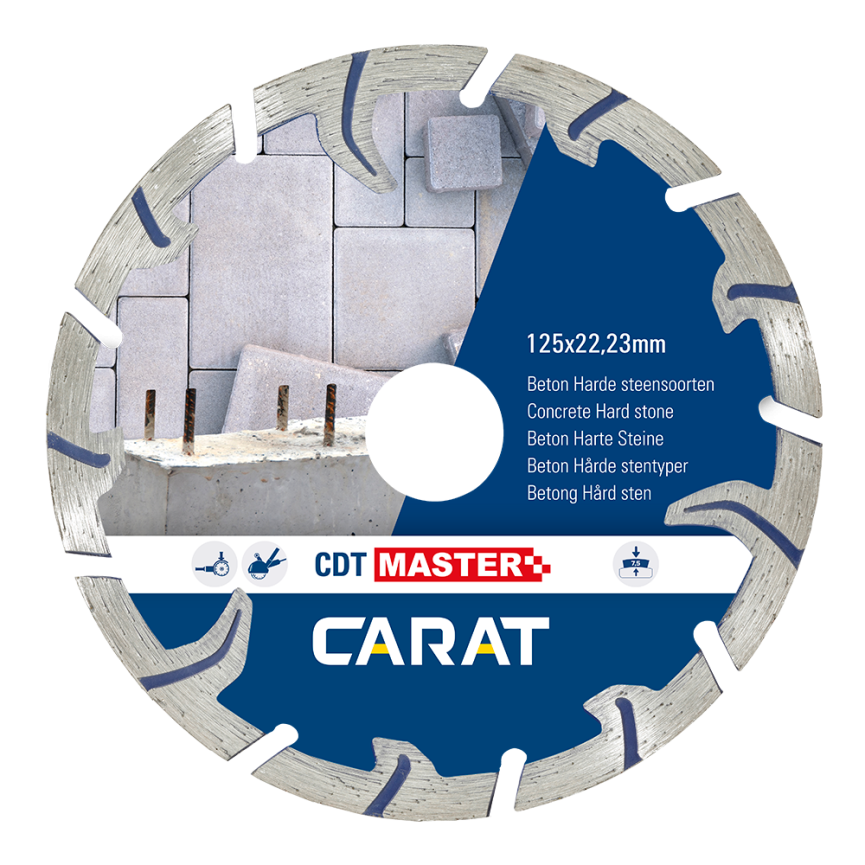 CARAT CDTM125300 TARCZA DO BETONUØ125X22,23MM TYPE CDT MASTER