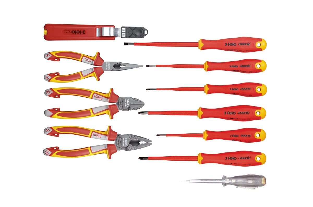 FELO FL41381104 Zestaw 11 narzędzi dla elektryka w etui