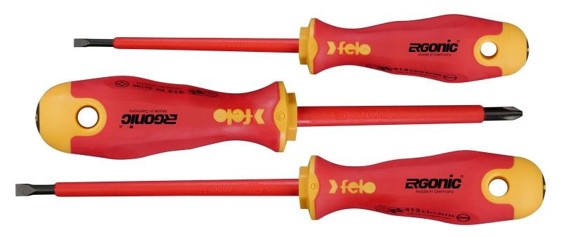 FELO FL41393194 Zestaw 3 wkrętaków FELO Seria 400 VDE ERGONIC