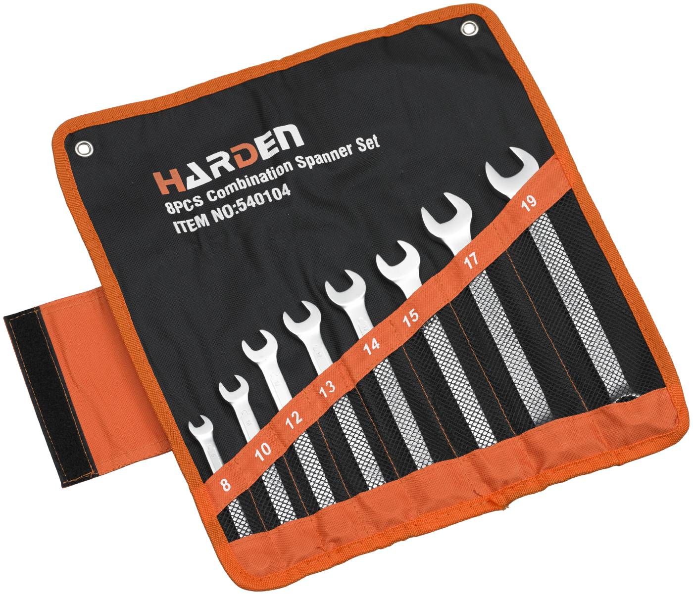 HARDEN 275530103 Zestaw kluczy płasko-oczkowych 8-19 mm