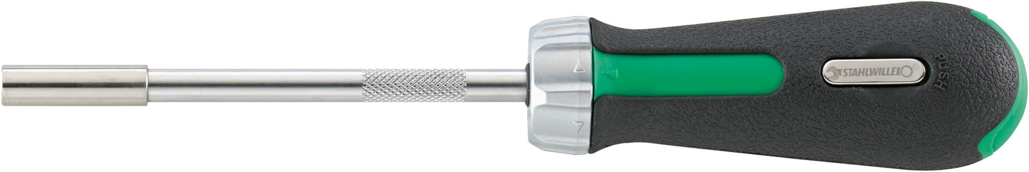 STAHLWILLE 18120001 Rękojeść grzechotkowa długa do końcówek typu BIT 1/4"