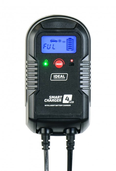 IDEAL SMART4LCD Prostowniki do ładowania akumulatorów SMART CHARGER 4 LCD 6/12V