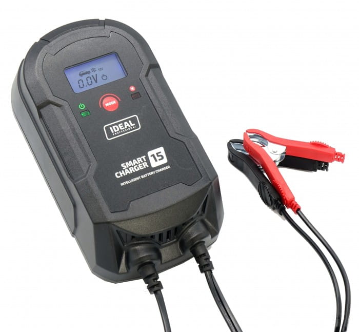 IDEAL SMART15LCD Prostowniki do ładowania akumulatorów SMART CHARGER 15 LCD 12/24V