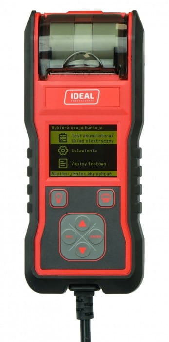 IDEAL BDT4000A Tester akumulatorów drukarką