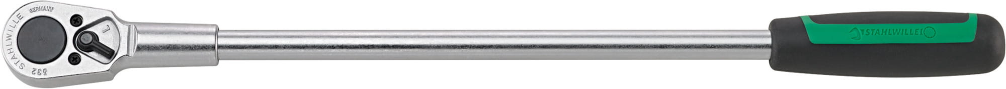 STAHLWILLE 13121020 Grzechotka 1/2" długa 496mm 532/1 KNARRE 1/2 MIT 2K-GRIFF