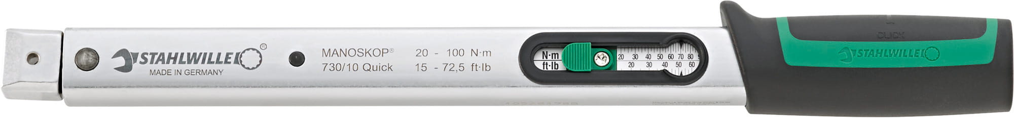 STAHLWILLE 50184010 Klucz dynamometryczny 20-100Nm 9x12mm 730/10 QUICK