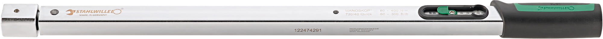 STAHLWILLE 50184040 Klucz dynamometryczny 80-400Nm 14x18mm 730/40 QUICK