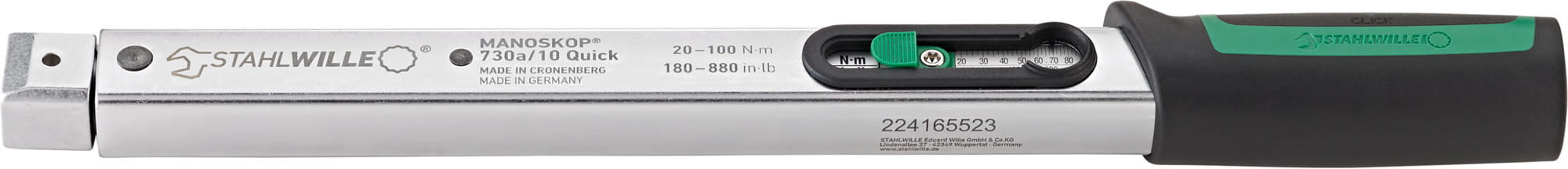 STAHLWILLE 50584005 Klucz dynamometryczny 6-50Nm 9x12mm 730A/5 QUICK