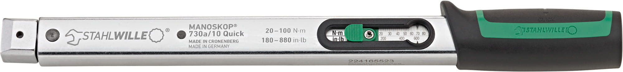 STAHLWILLE 50584010 Klucz dynamometryczny 20-100Nm 9x12mm 730A/10 QUICK