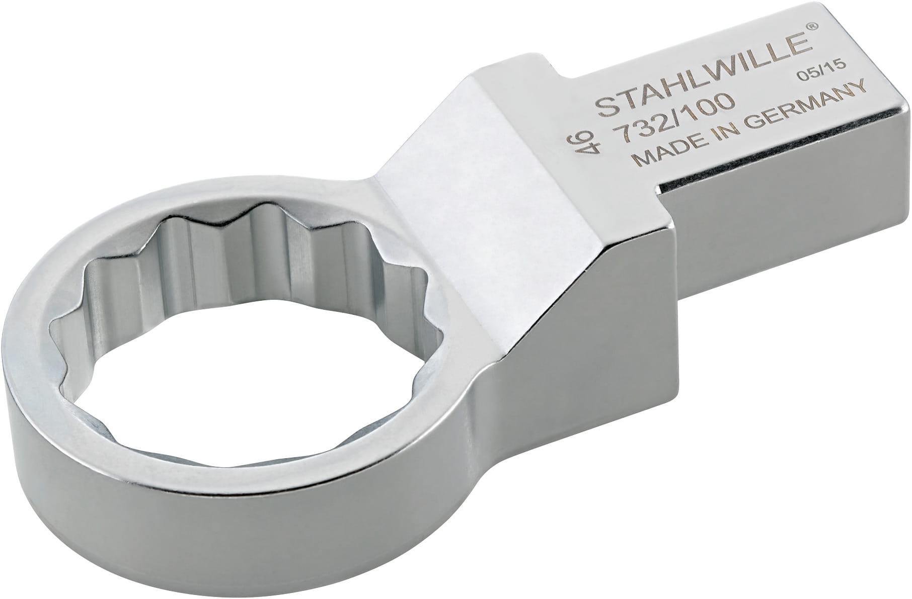 STAHLWILLE 58221024 Końcówka wtykowa oczkowa 24mm 22x28mm 732/100 SW 24