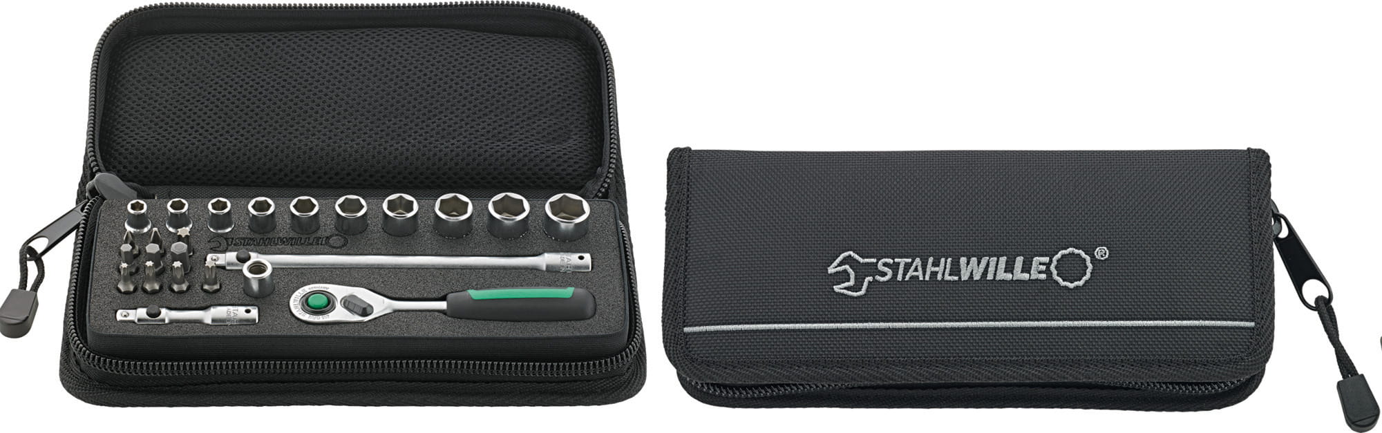 STAHLWILLE 96010127 Komplet kluczy nasadowych 1/4" 40/20/4QR SCI