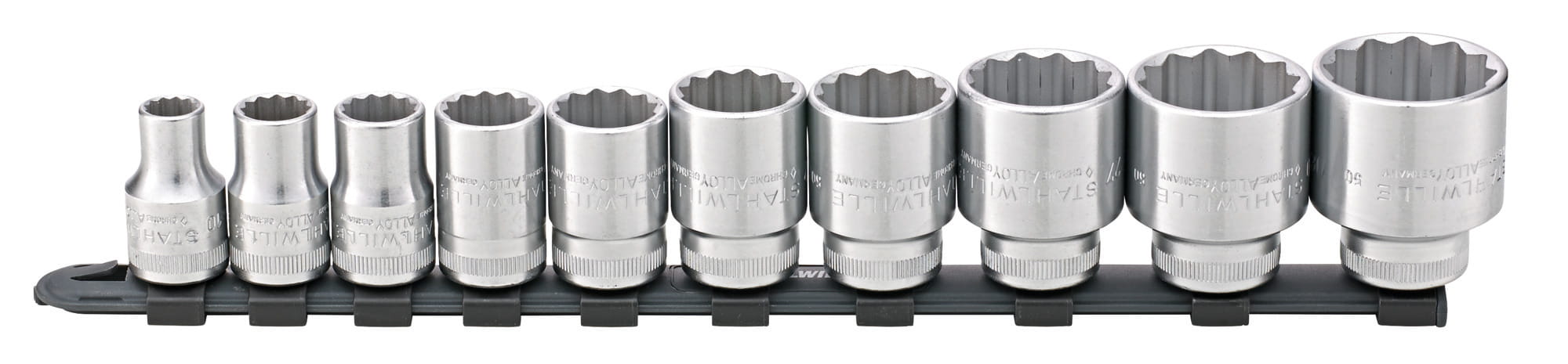 STAHLWILLE 96053010 Zestaw nasadek 10-32mm 1/2" 50/10-12918