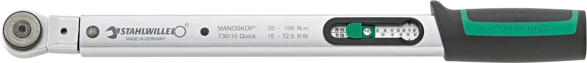STAHLWILLE 96504030 Klucz dynamometryczny 60-300Nm 1/2" 730R/30 QUICK