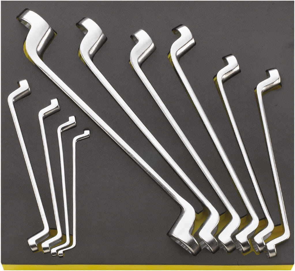 STAHLWILLE 96830166 Zestaw kluczy oczkowych odgiętych 6-32mm 10szt. TCS20/10,6X7-30X32MM