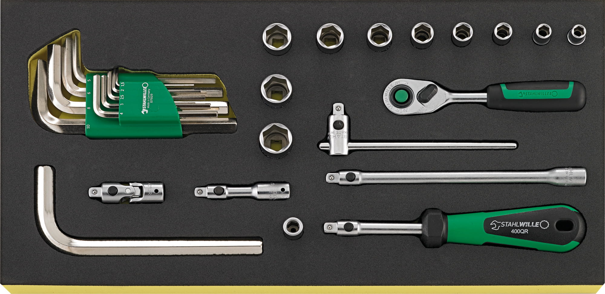 STAHLWILLE 96830364 Zestaw narzędzi 1/4" TCS 1/4 QR + 10760