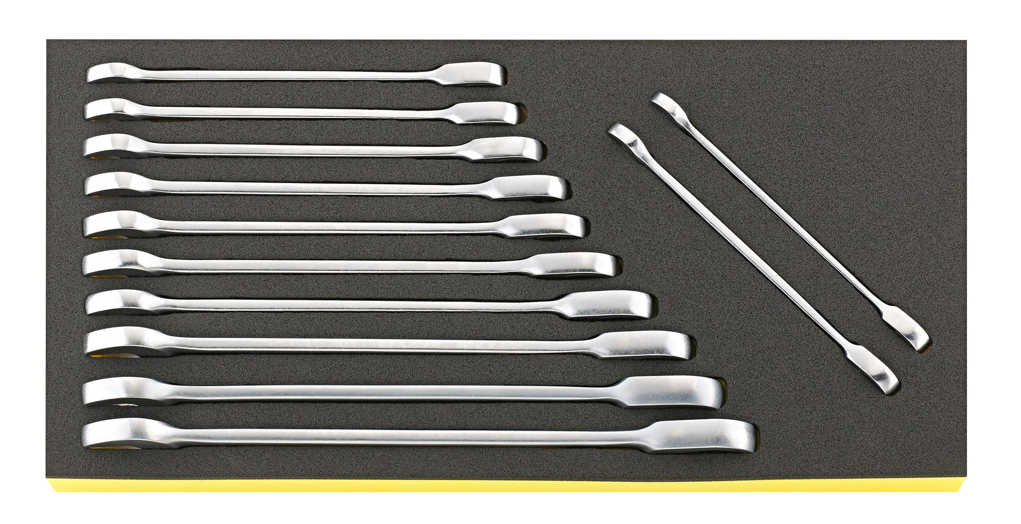 STAHLWILLE 96830651 Zestaw kluczy płasko-oczkowych z grzechotką 8-19mm 12szt. TCS 17F/12