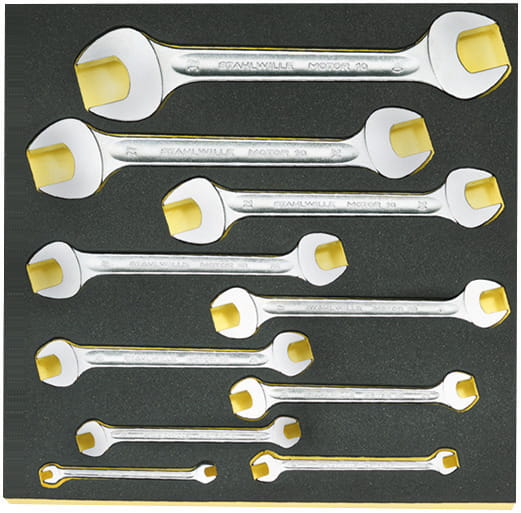 STAHLWILLE 96838182 Zestaw kluczy płaskich 6-32mm 10szt. TCS10/10,6X7-30X32MM