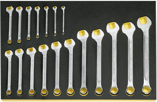 STAHLWILLE 96838183 Zestaw kluczy płasko-oczkowych 6-24mm 18szt. TCS 13/18,6-24MM