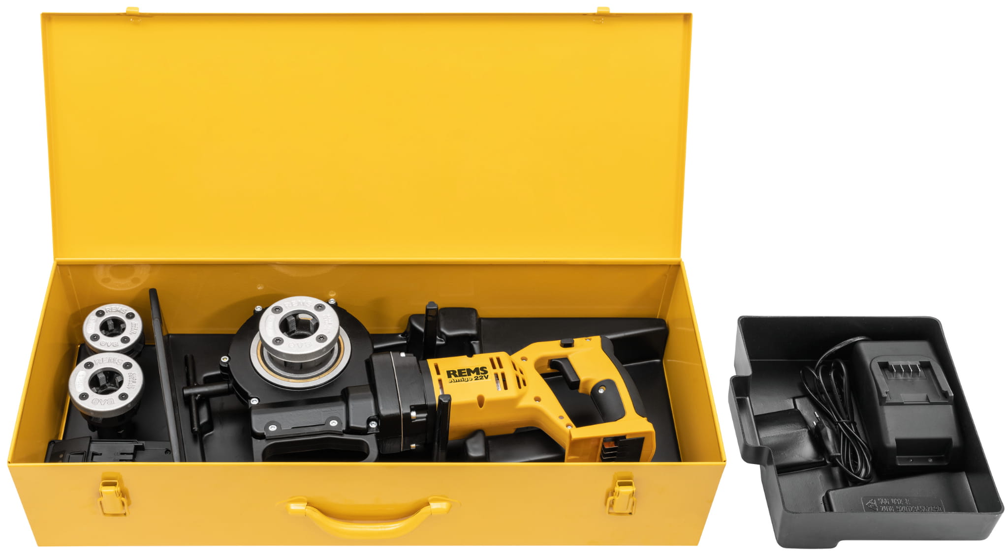 REMS 530016 R220 Gwintownica Amigo 22V Set M 20 + 25 + 32