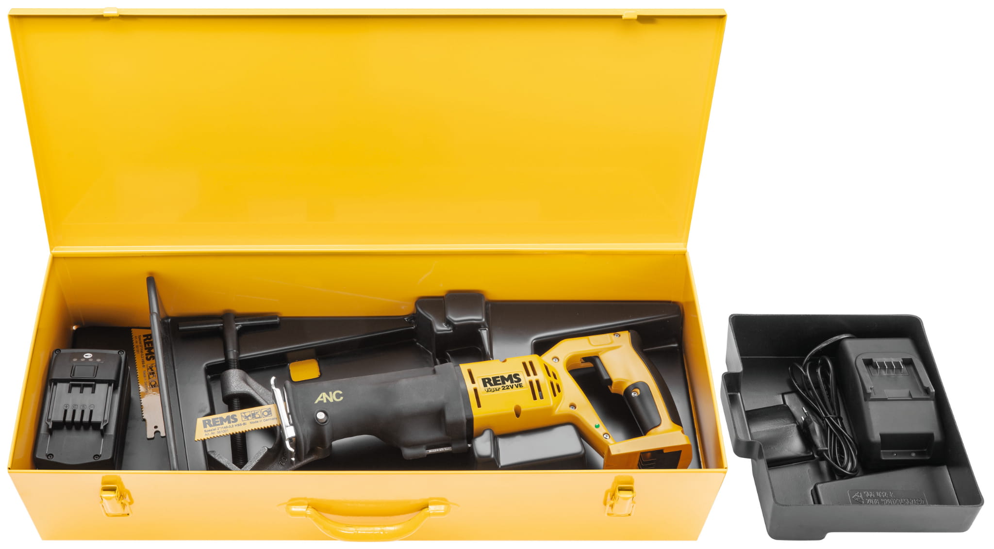 REMS 560053 R220 Piła szablasta Tiger 22V VE Set