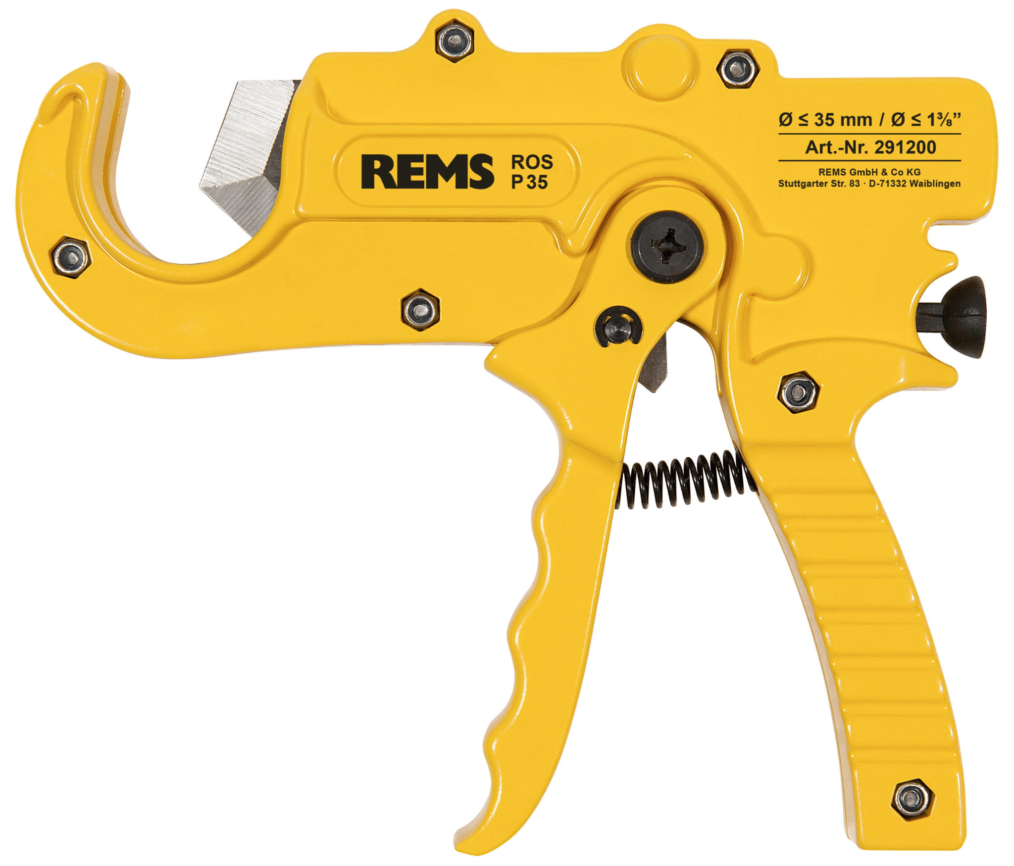 REMS 291200 R Przecinak P35 do rur z tworzyw sztucznych i kompozytów 35mm