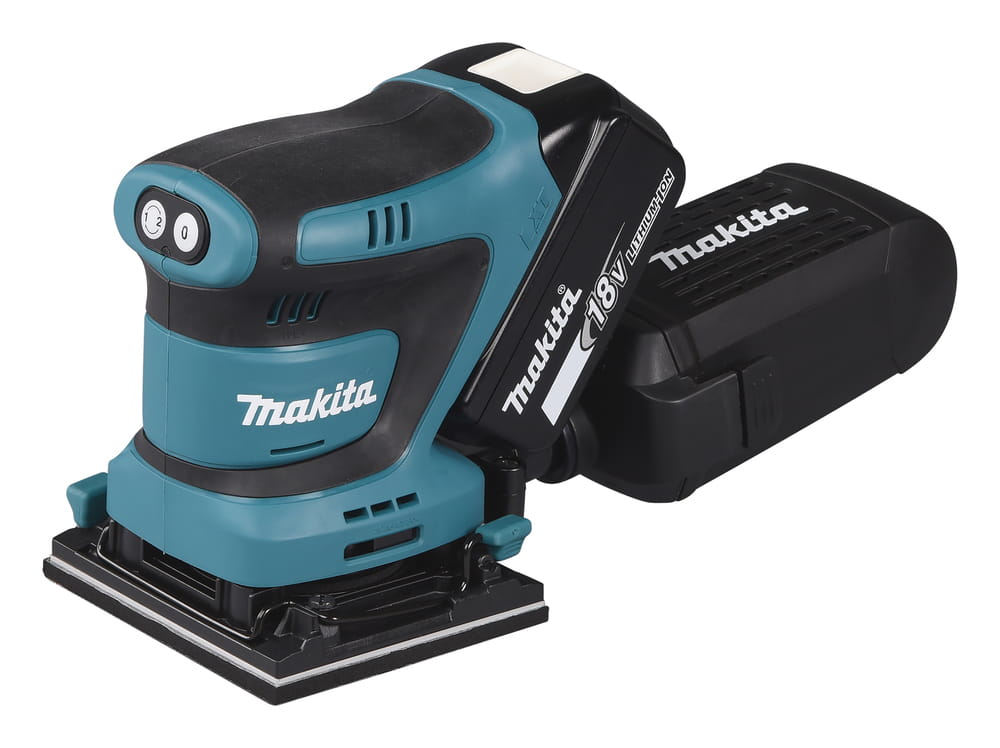 Makita DBO480RTJ Akumulatorowa szlifierka oscylacyjna LXT 18V
