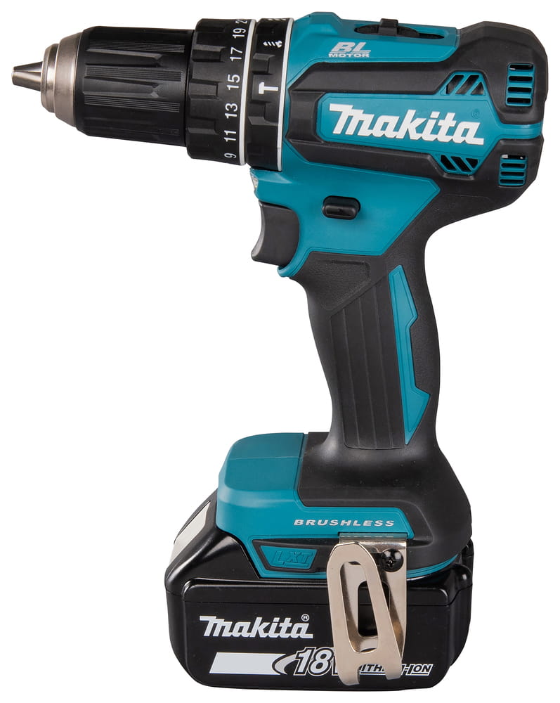 Makita DHP485RTJ Wiertarko wkrętarka udarowa 18V 2x5,0Ah 50Nm