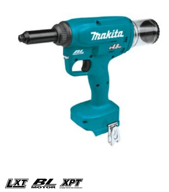 Makita DRV150ZJ Akumulatorowa nitownica LXT 18V 2,4mm - 4,8mm