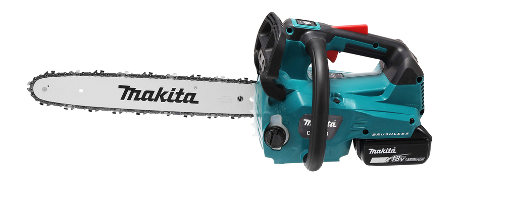 Makita DUC356PT2B Akumulatorowa pilarka łańcuchowa LXT 2x18V 2x5,0Ah 350mm