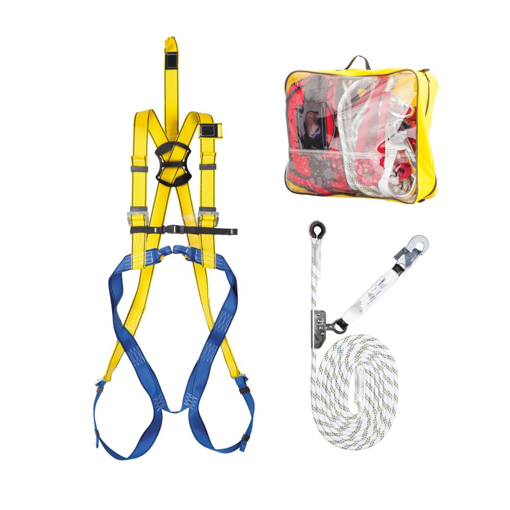 PROTEKT BASIC PRO 5/15 Zestaw powstrzymujący upadek M-XL 15m