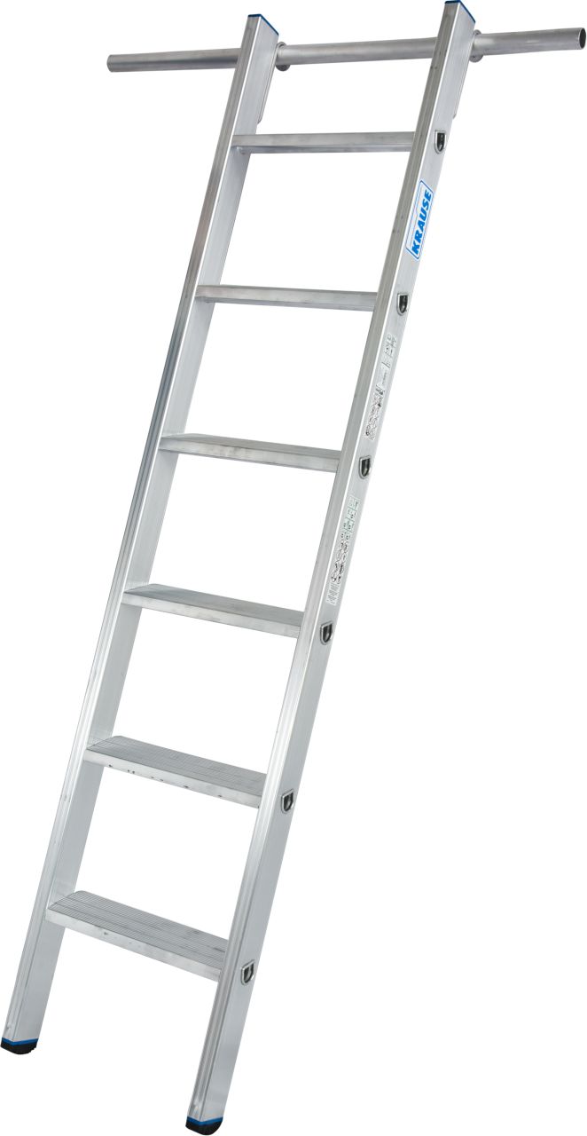 Krause 125101 aluminiowa drabina ze stopniami, z hakami do zawieszania na prowadnicach 1x6