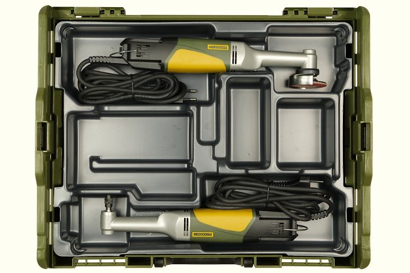 PROXXON Zestaw wiertarka kątowa LWB/BL + szlifierka kątowa LHW/BL w walizce L-BOXX PR29290
