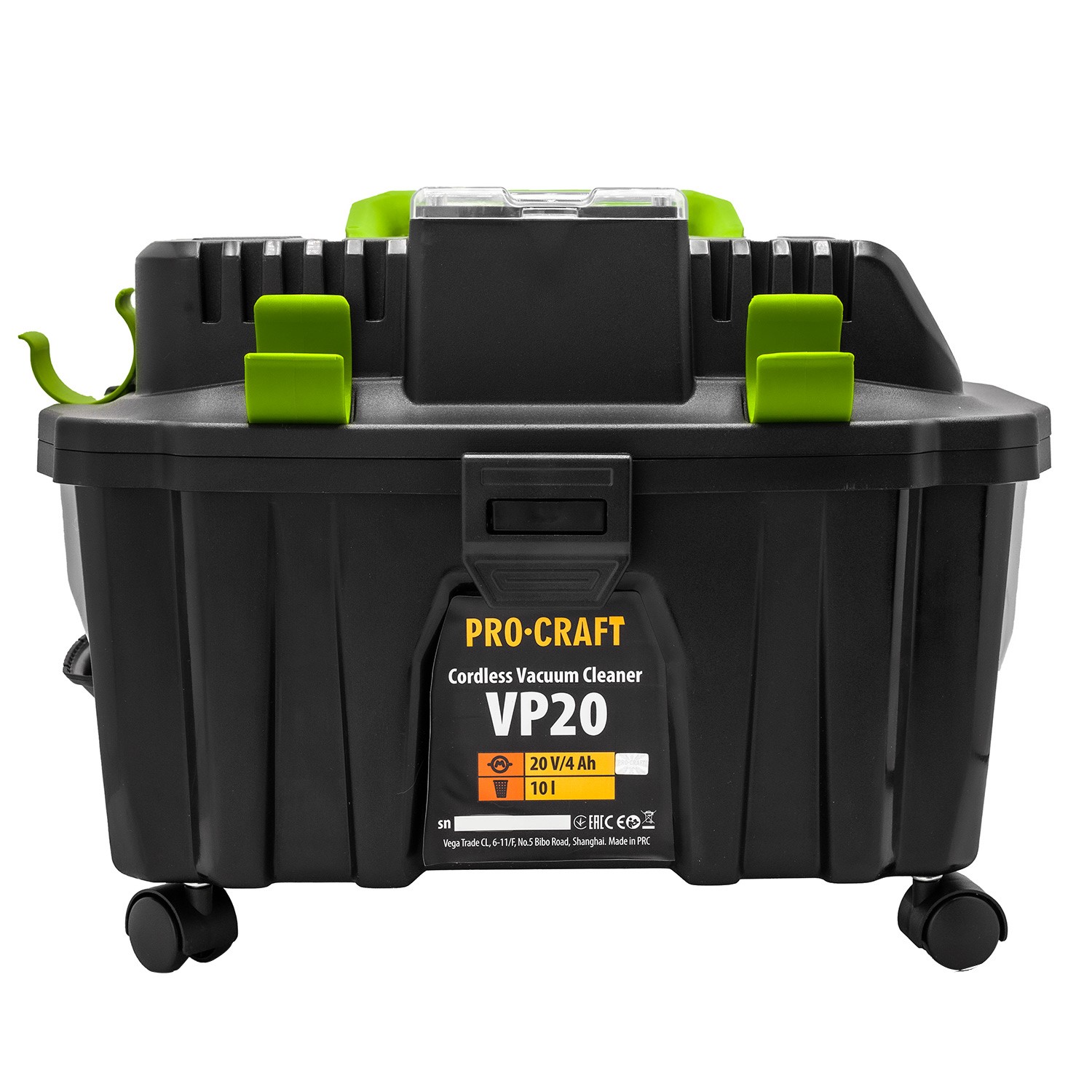 Procraft Akumulatorowy odkurzacz przemysłowy 20V 200W 10L VP20 (bez akumulatora i ładowarki)
