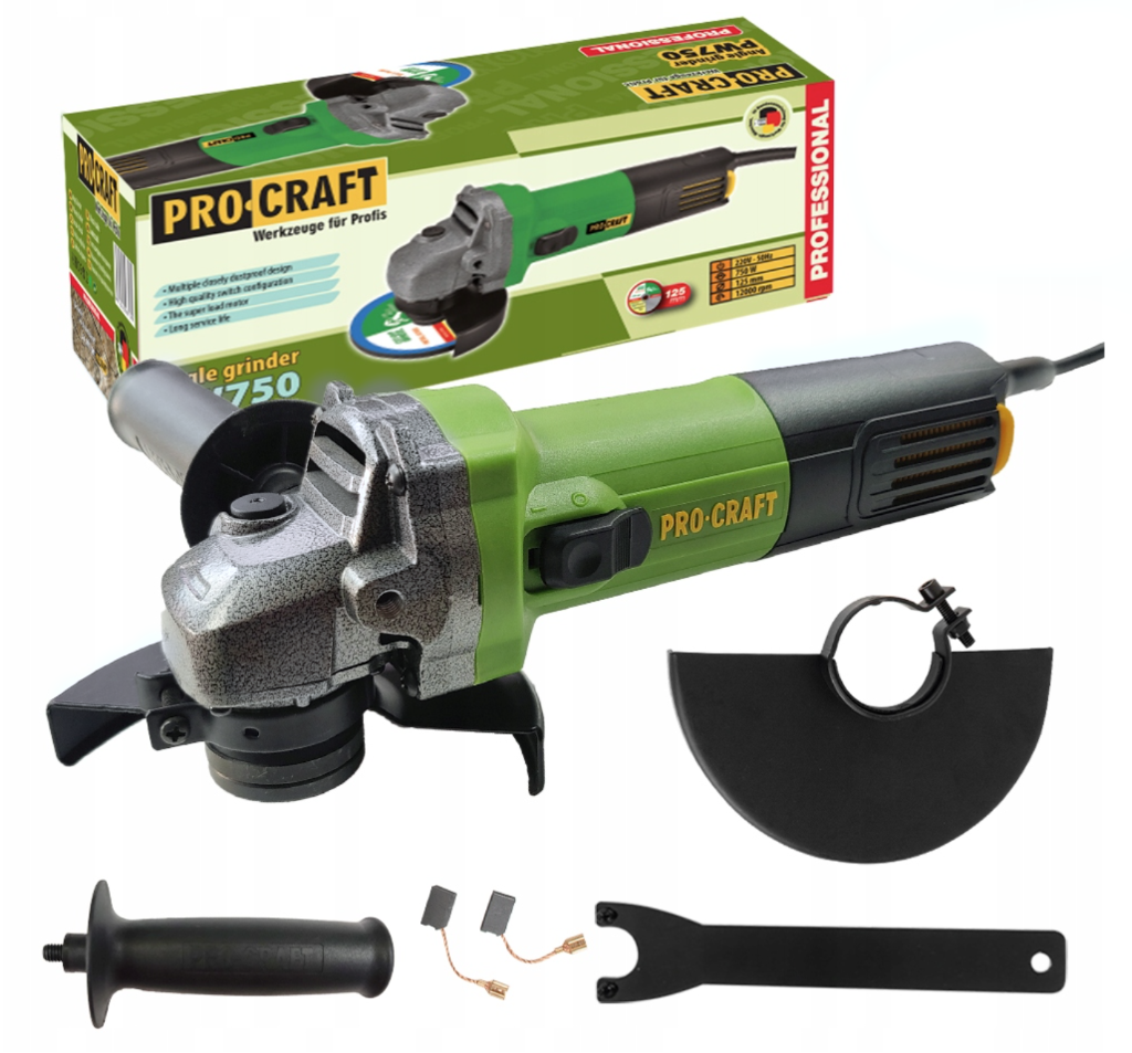 Procraft Szlifierka kątowa PW750 125mm 750W