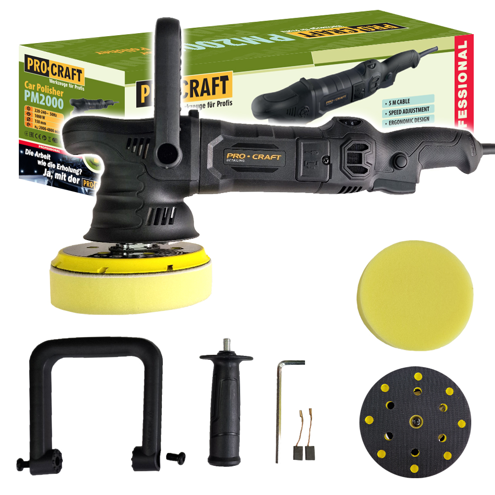 Procraft Polerka 150mm 1000W PM2000